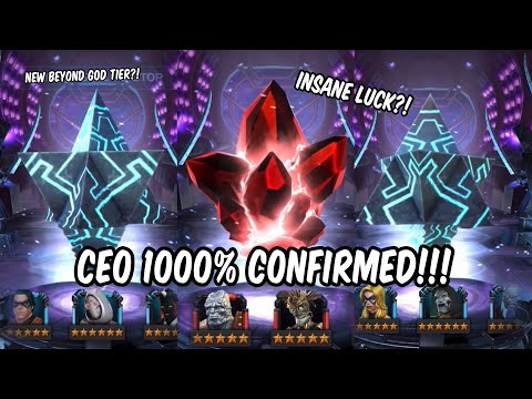Act 6 Rewards Crystal Opening! Double 5 & 6 Star Crystals! CEO Luck?! - Marvel Contest Of Champions
