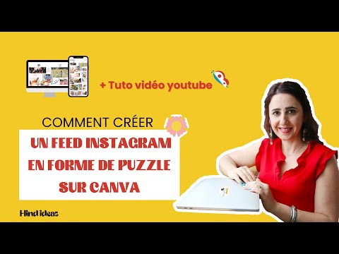 Comment créer un feed instagram en puzzle sur Canva