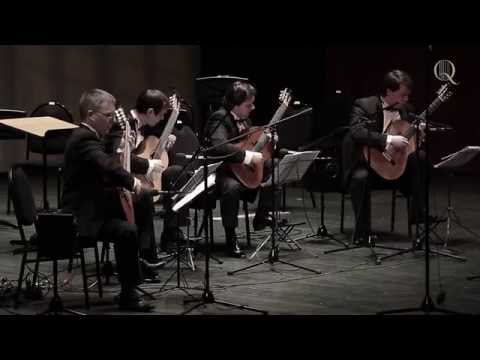 Frauchi Guitar Quartet. A. Marcello - Presto from Concerto for Oboe & strings