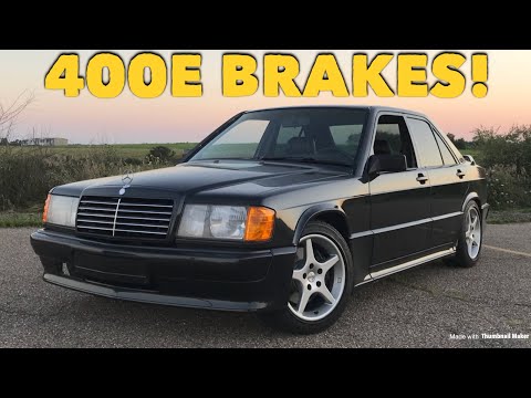 We Installed Upgraded Brakes on Our Mercedes 190E 16V!