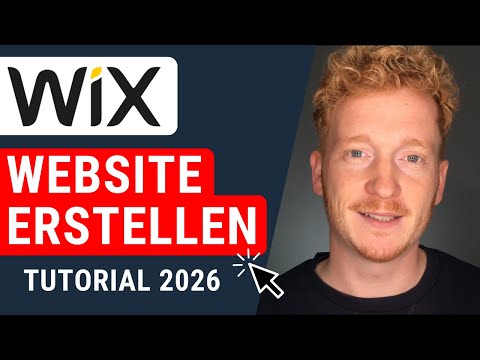 Creating a Wix Website - Tutorial 2026 for Beginners in German