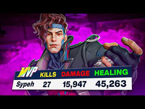Here's HOW to play AGGRESSIVE GAMBIT (27 KILLS, 16K DMG & 45K HEALING) in Marvel Rivals