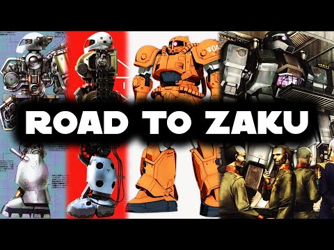 From the Very FIRST Mobile Suit to the Zaku II | Road to Zaku COMPLETE Breakdowns