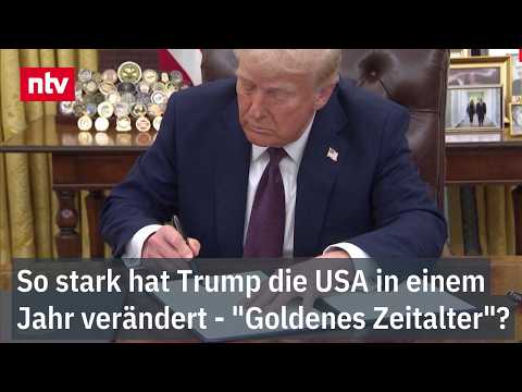 So stark hat Trump die USA in einem Jahr verändert - Warten auf "Goldenes Zeitalter" | ntv