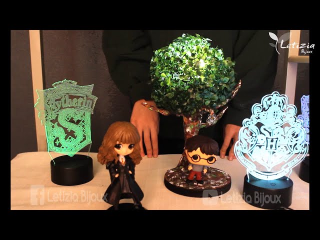 Vídeo relacionado con Geschenkelampe Lámpara de regalo personalizada Hogwarts Hedwig Owl con impresión UV de alta calidad, visión 3D, luz LED nocturna, regalo de cumpleaños, lámpara de mesa (estándar)