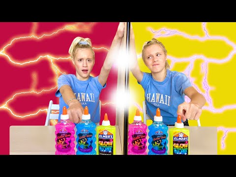 TWIN TELEPATHY SLIME CHALLENGE *CRAZY*