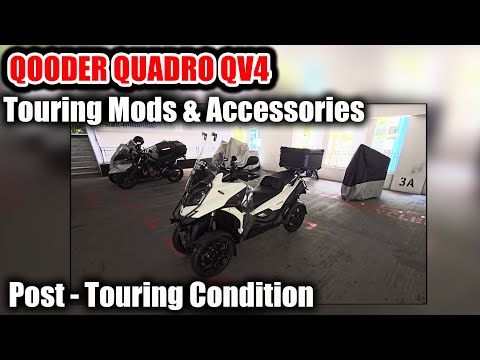 Qooder Quadro QV4 Accessories & Mods, Post-Touring Condition - MOTO Showcase