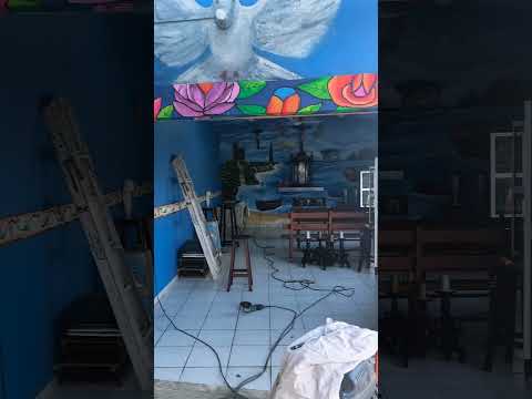 Puerta Abatible 🚪🪽En la capilla de la Virgen del Carmen 😇