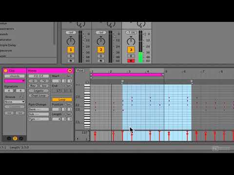 Ableton Live 202: Advanced MIDI Techniques - 3. Timing Invert and Reverse