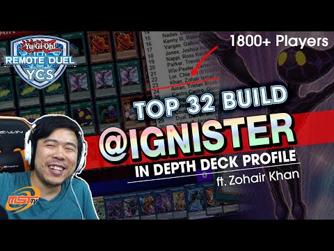 TOP 32 YCS @Ignister In-Depth Deck Profile Interview ft. Zohair | July 2021