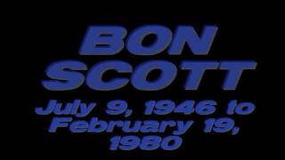BON SCOTT Death Announcement radio broadcast on KSHE 95 in St. Louis February 1980