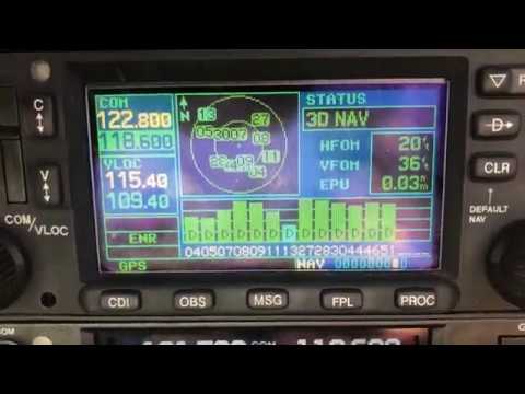 GNS 430W preflight