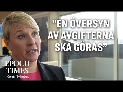 Anna Tenje (M): ”En översyn av avgifterna ska göras”
