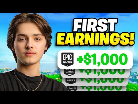 How To Get Your First Earnings In Fortnite