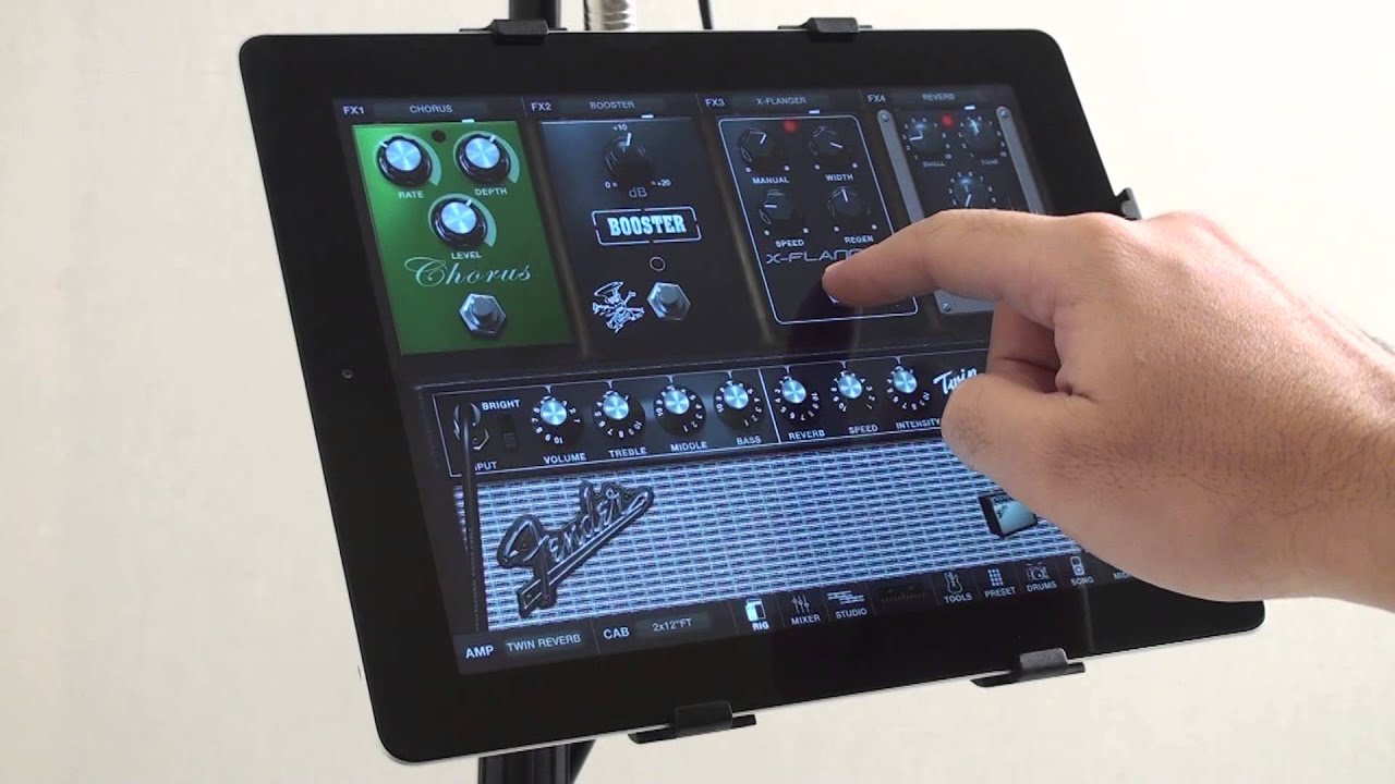 See the iRig BlueBoard app on iOS in action - take control of your music apps & more from the floor! - YouTube