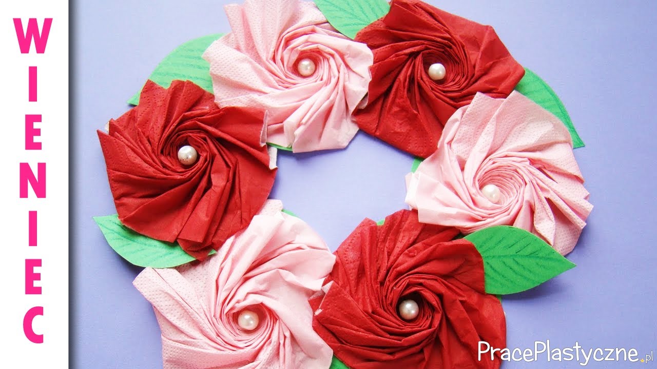 Jak zrobić papierowy wieniec?