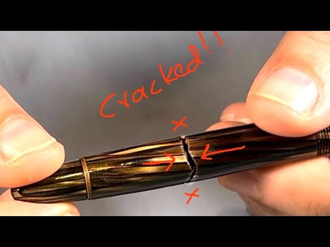 Full Restoration of Cracked Montblanc 142 Vintage Fountain Pen