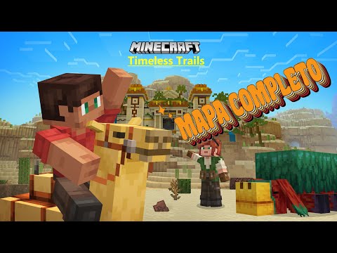 ⛏💎 Minecraft Windows 1.20 - Tutorial do mapa Timeless Trails Completo