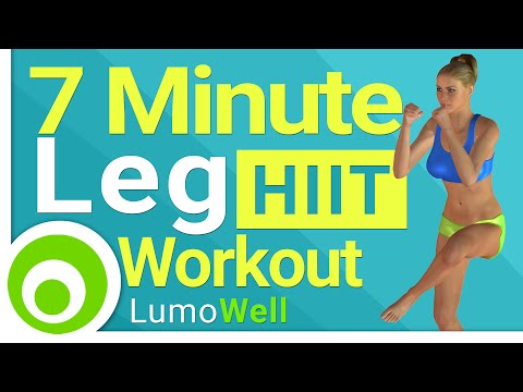 Entraînement de 7 minutes pour perdre rapidement la graisse des jambes et tonifier vos cuisses