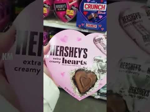 HERSHEY'S MILK CHOCOLATE HEARTS  #shorts #chocolate