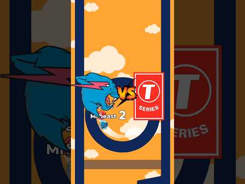 mrbeast vs t series #shorts #mrbeast #tseries #youtuber