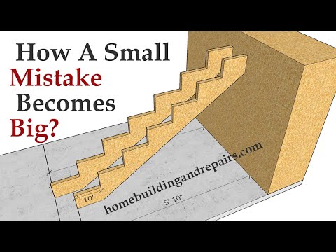Another Mistake That Will Create Big Problems - Adding Overhang Measurement To Stringer Layout
