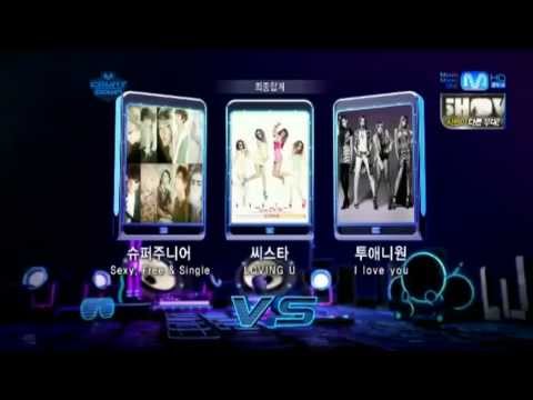 120712 Mnet M! Countdown - Today's Winner?