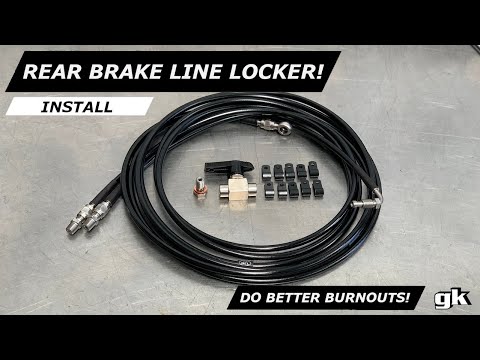 Gktech Rear Brake Line Locker Kit - Install