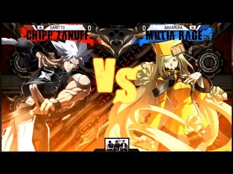 GGXrdR 10/1/16 - Samitto (Chipp) vs Nakamura (Millia) FT3