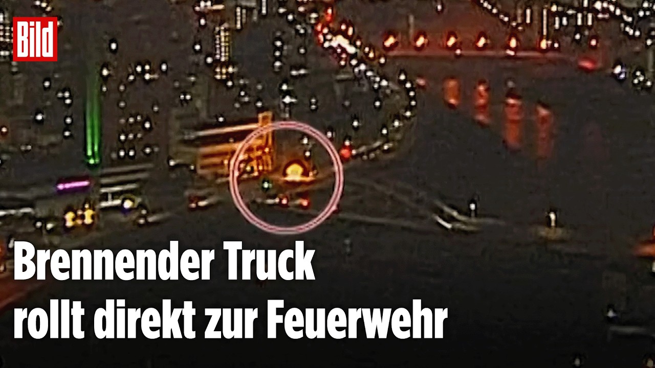 Schockierende Szenen: Imbisswagen rast brennend durch japanische Stadt