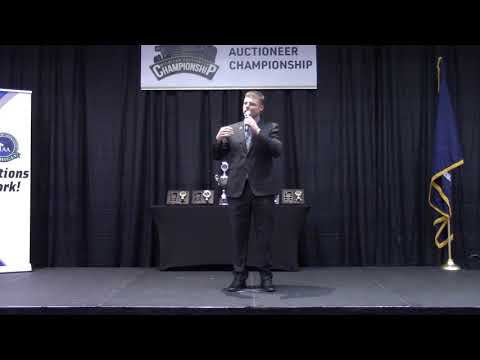Frank "Ed" Leist, Finalist #1, Michigan Auctioneer Championship 2020