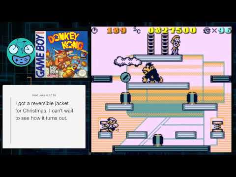 Donkey Kong '94 (Gameboy) continued - With DAD JOKES