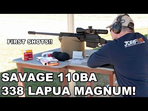 Savage 110BA 338 Lapua Magnum! First Shots