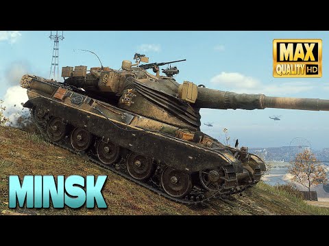 AMX 50 B: Exciting game on map Minsk - World of Tanks