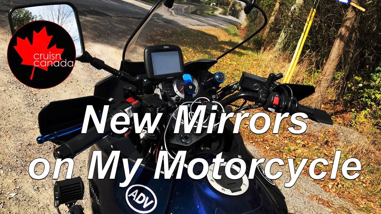 New EMGO Universal Rectangular Mirror - GP Deluxe - Motorcycle Mirrors