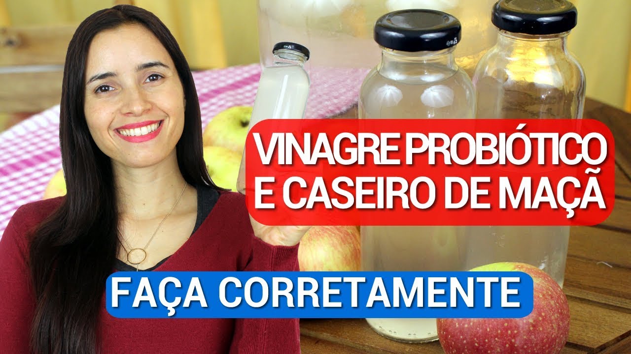 VINAGRE DE MAÇÃ PROBIÓTICO feito com casca de maçã | FAÇA CORRETAMENTE