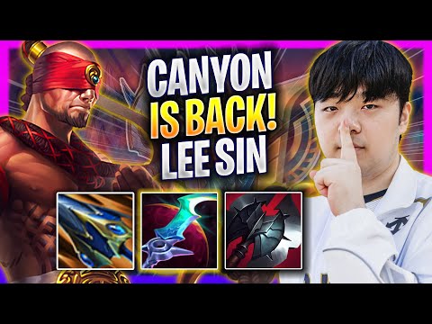 CANYON IS BACK TO KOREA SOLOQ WITH LEE SIN! - GEN Canyon Plays Lee Sin JUNGLE vs Zed! | Season 2025