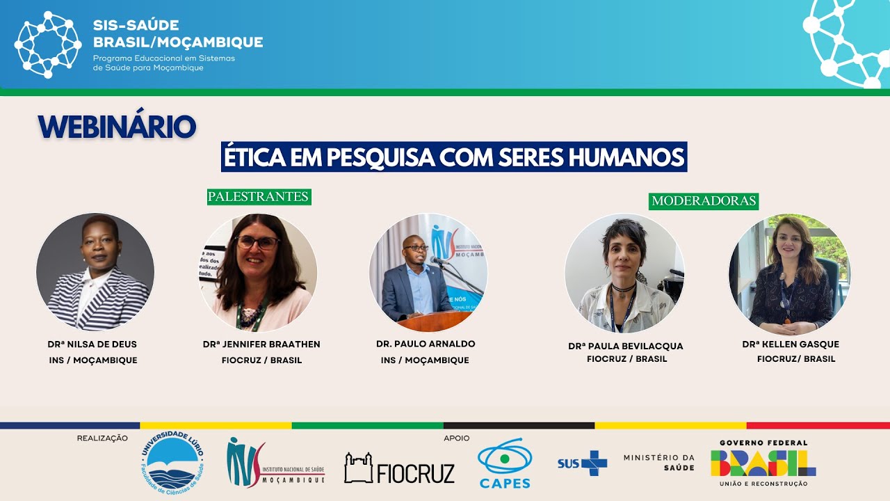 Webinário Ética em Pesquisa com Seres Humanos