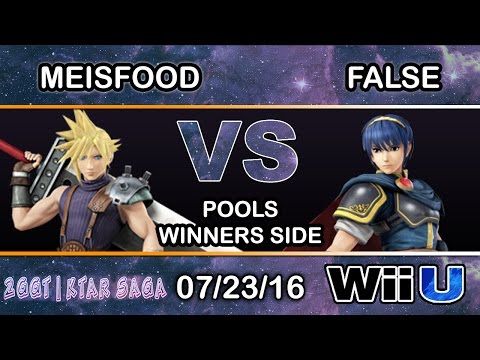 2GGT: KTAR Saga - Meisfood (Cloud) Vs. False (Marth) Pools - Smash Wii U