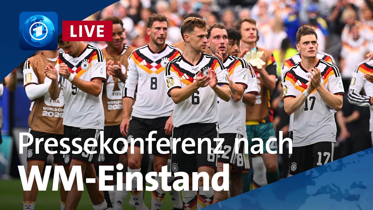 DFB-Pressekonferenz: Nach dem 7:1 Auftaktsieg bei der Fußball-WM gegen Curaçao