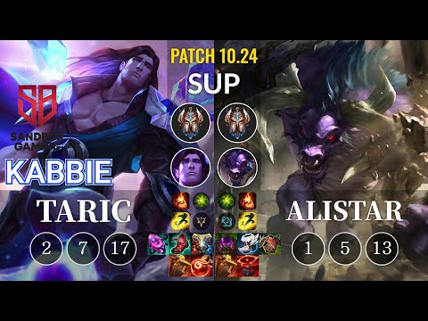 SB Kabbie Taric vs Alistar Sup - KR Patch 10.24