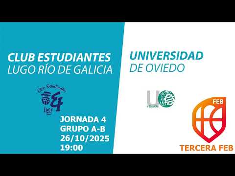 Emisión en directo Club Estudiantes Lugo Río de Galicia vs Universidad de Oviedo.