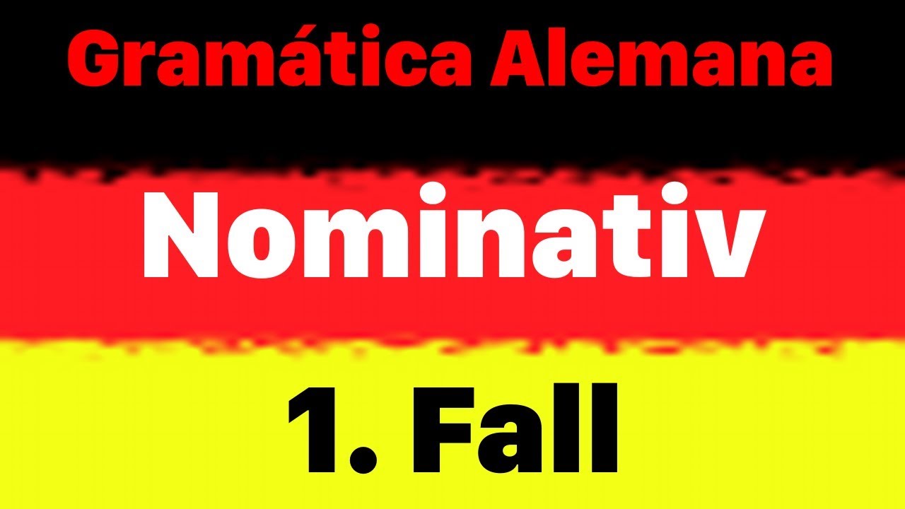 Gramática alemana: 100 frases / ejemplos de nominativo (Nominativ) - Aprender alemán (los casos)