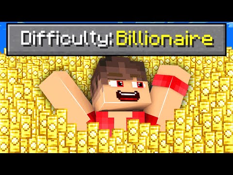 ماين كرافت مع صعوبة الأثرياء !💸😱 ( صهيب الملياردير ! )🤑💰 - Billionaire Difficulty