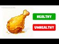 Quiz Time Identify Healthy And Unhealthy Foods Healthy Vs Unhealthy Foods Kids Food Quiz