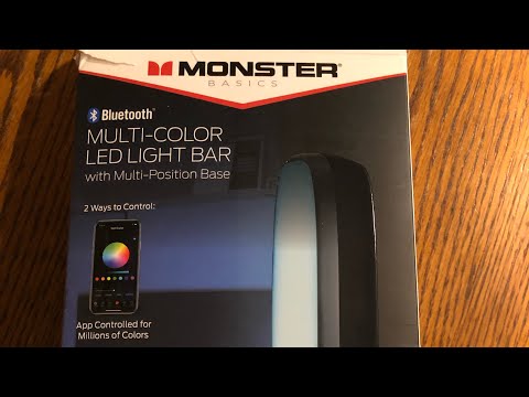 MONSTER MULTI COLOR LED LIGHT BAR