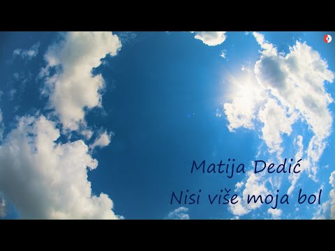 Matija Dedić - Nisi više moja bol feat. Nikša Bratoš & Mladen Kosovec (Official audio 2020)