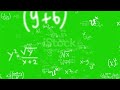 Green Screen Camera Flies Through Math Formulas On Background Stock Video