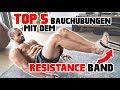 Sixpack mit dem Resistance Band | TOP 5 Übungen