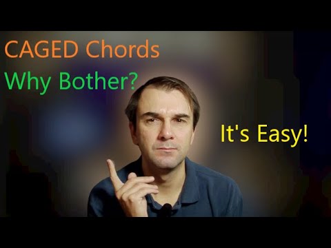 CAGED vs 3NPS - What's the point in CAGED chords? Guitar Teacher Demonstrates